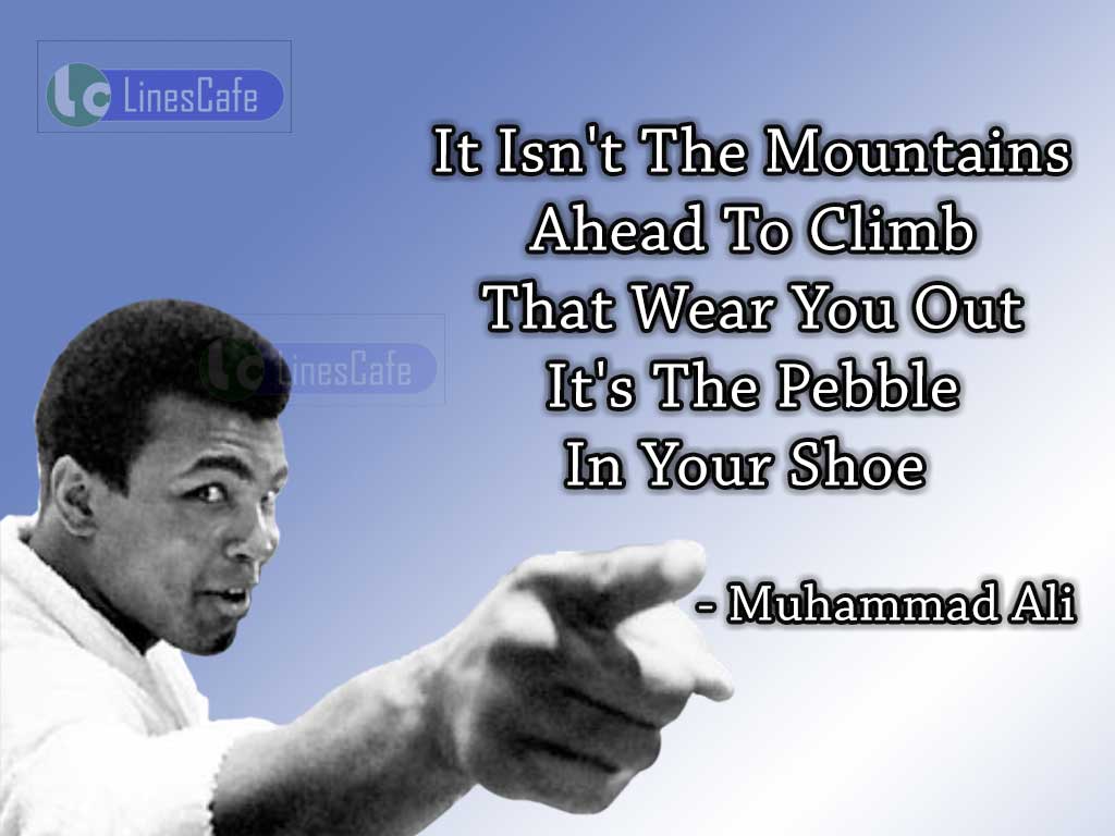 Muhammad Ali's Quotes On Motivation