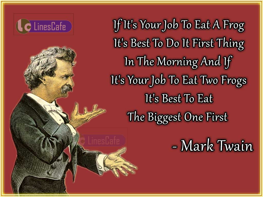 Mark Twain's Funny Quotes About Eating