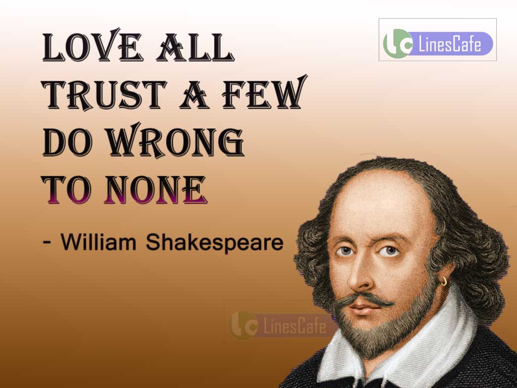William Shakespeare's Inspirational Quotes On People