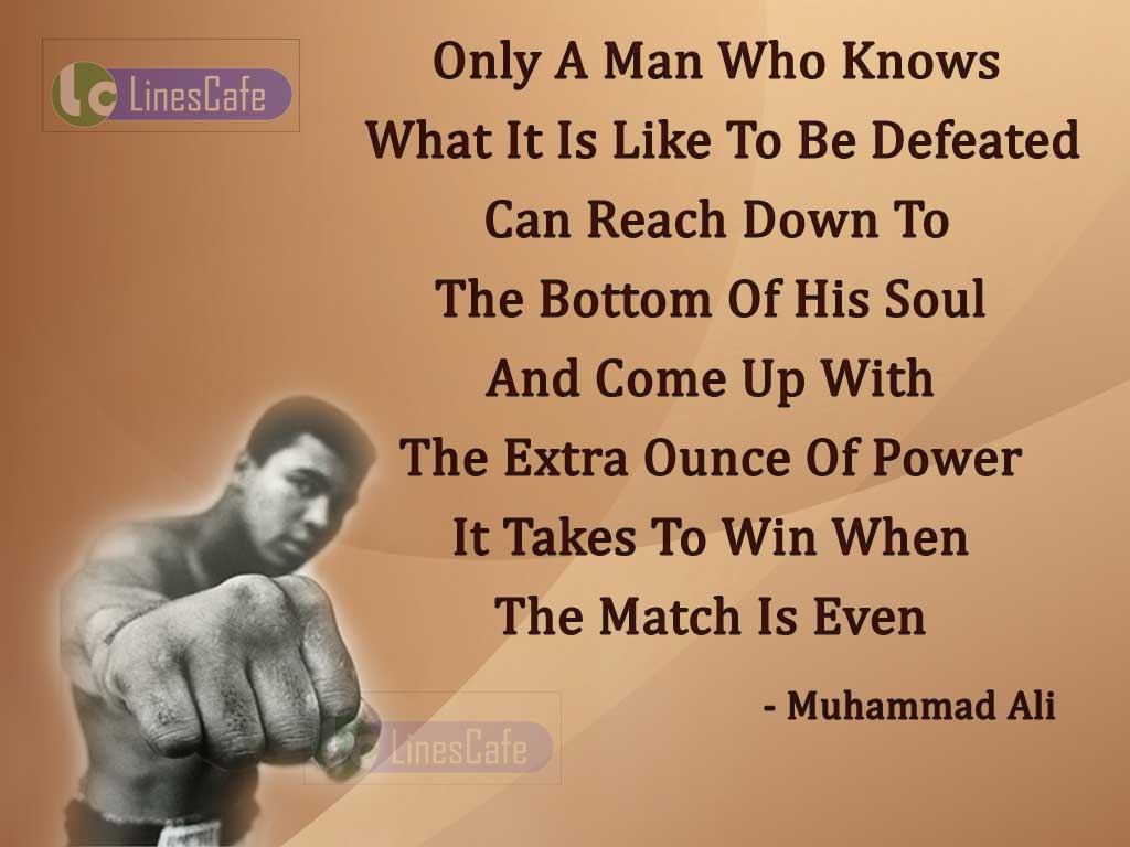 Muhammad Ali's Quotes On Success After Failure