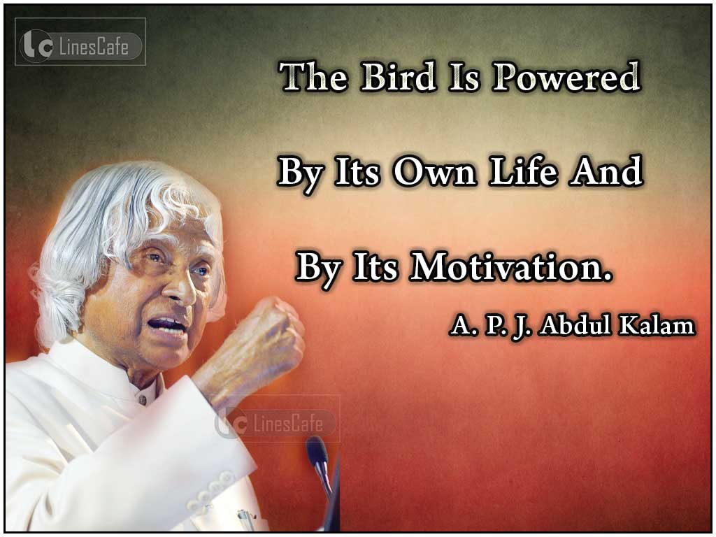 A. P. J. Abdul Kalam's Quotes On Motivation