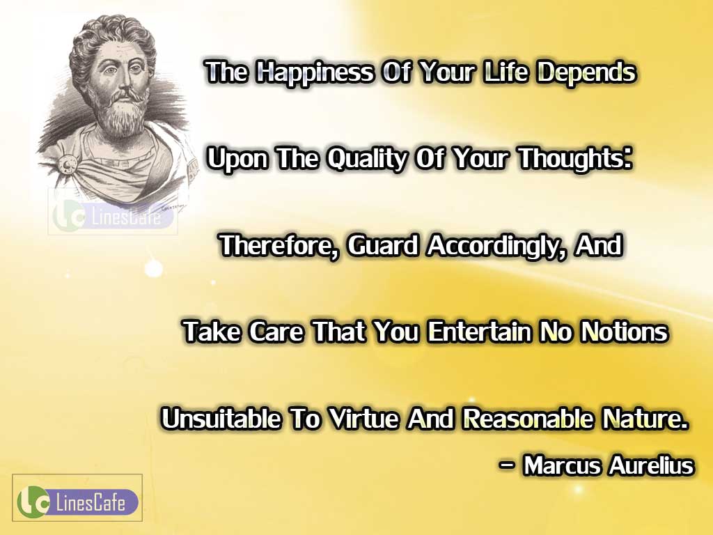 Marcus Aurelius's Quotes On Good Thoughts