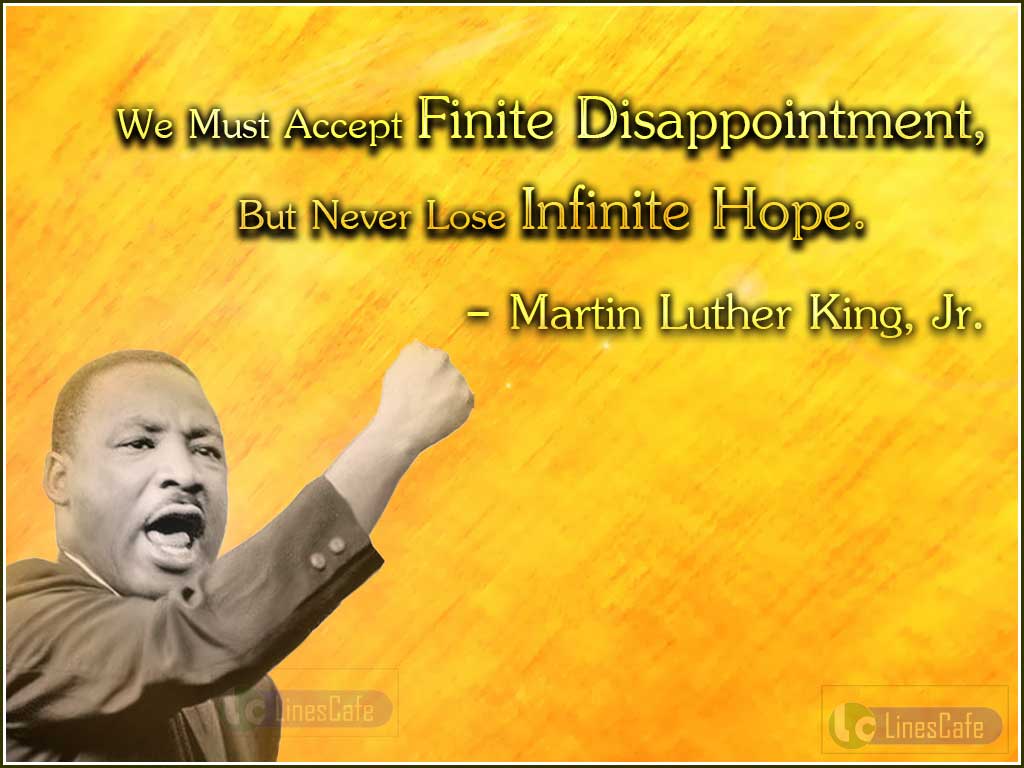 Martin Luther King, Jr. Quotes On Hope