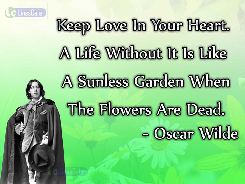 Oscar Wilde's Quotes On Love