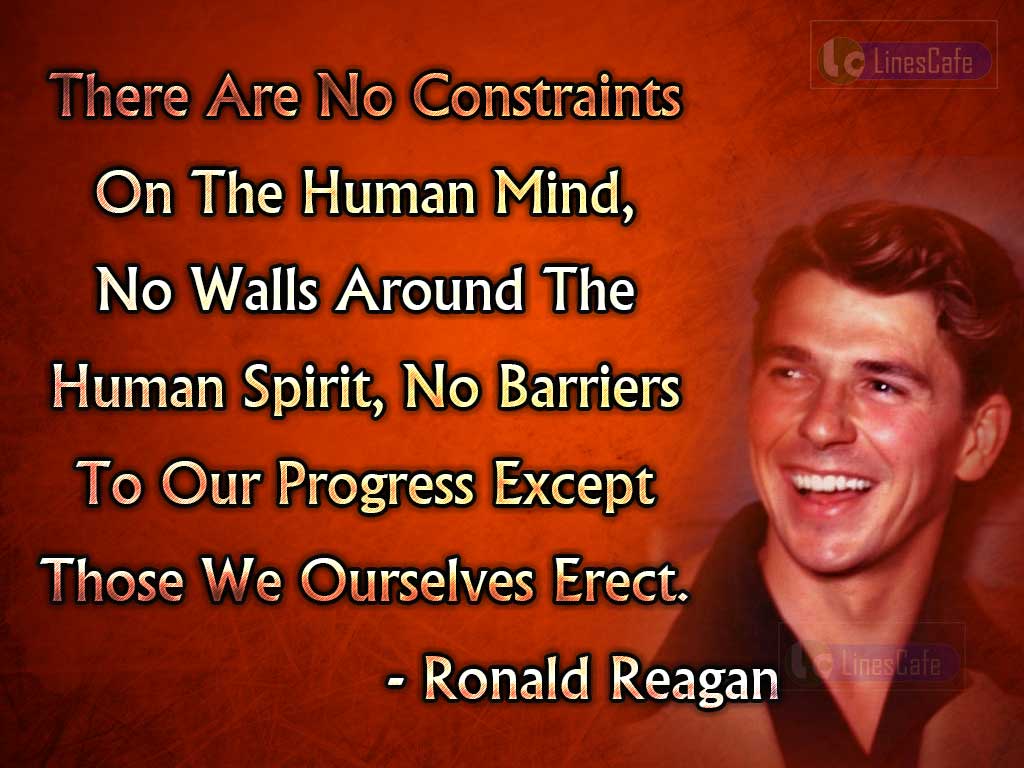 Ronald Reagan's Inspirational Quotes HumanBeings