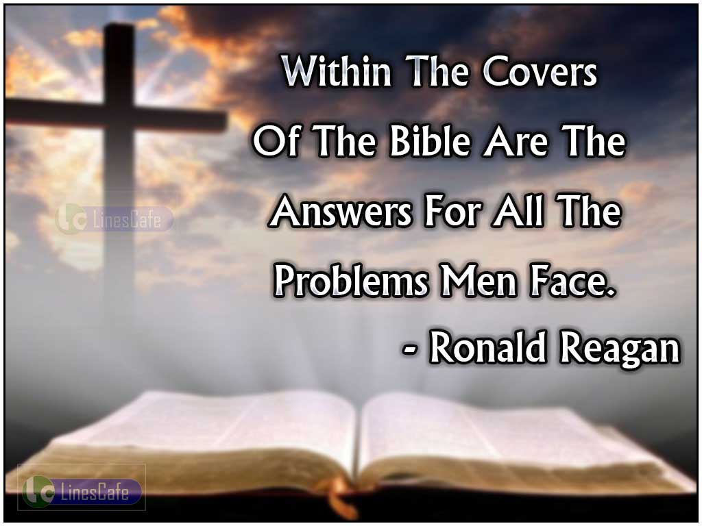 Ronald Reagan's Quotes About Bible