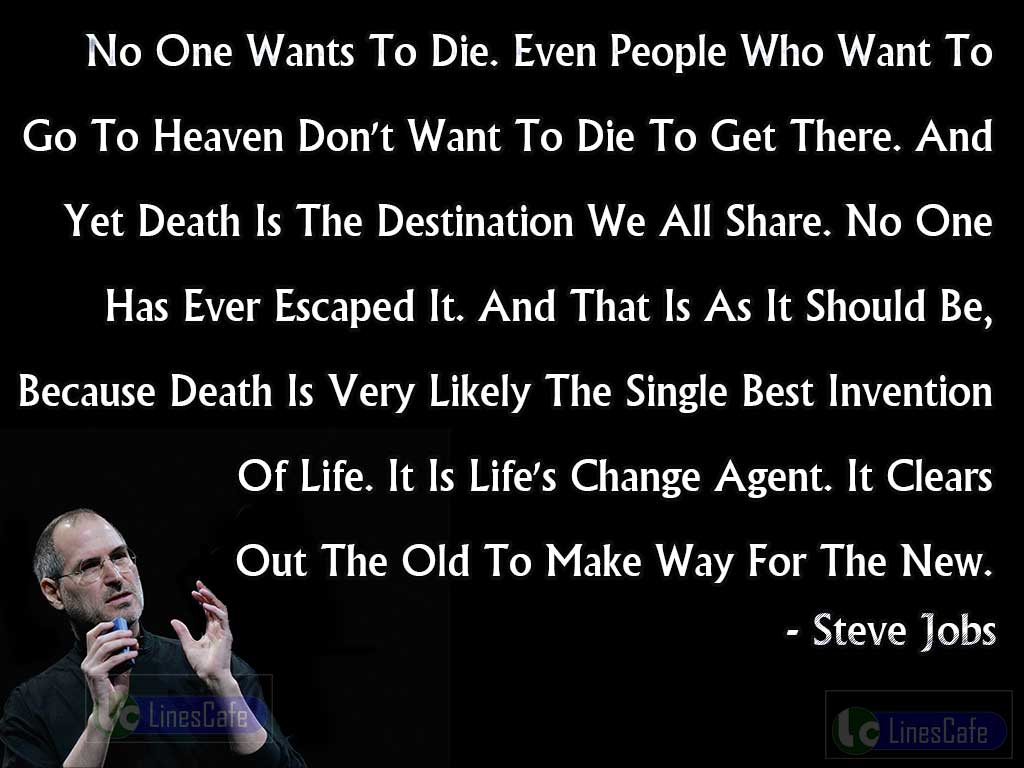 Steve Jobs Quotes On Death