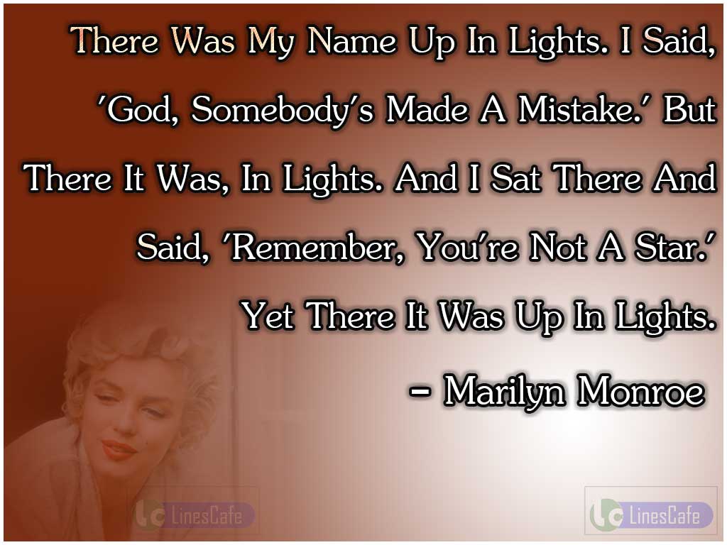 Marilyn Monroe's Quotes On Popularity