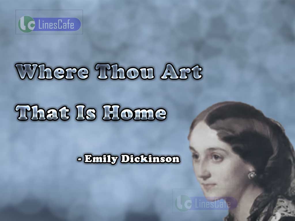 Emily Dickinson's Quotes On Arts