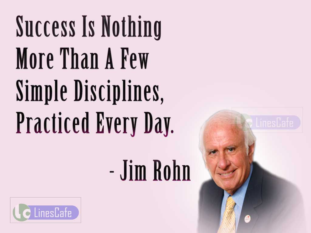 Jim Rohn's Quotes On Simple Way Of Success