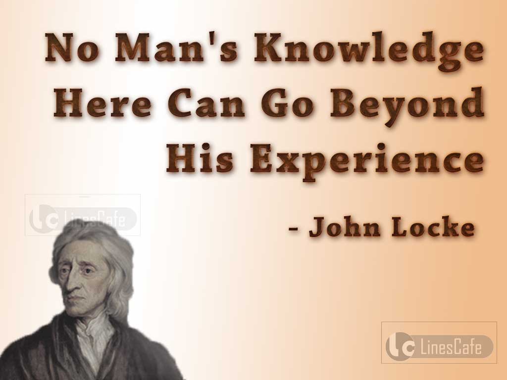 John Locke's Quotes About Experience