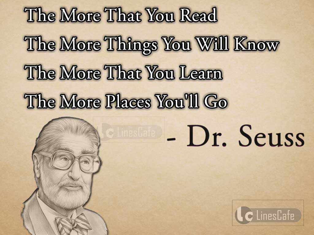 Dr. Seuss Quotes On Importance Of Reading