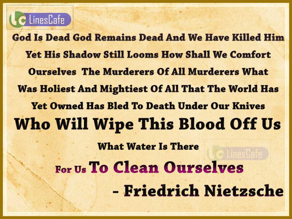 Friedrich Nietzsche Quotes God And People