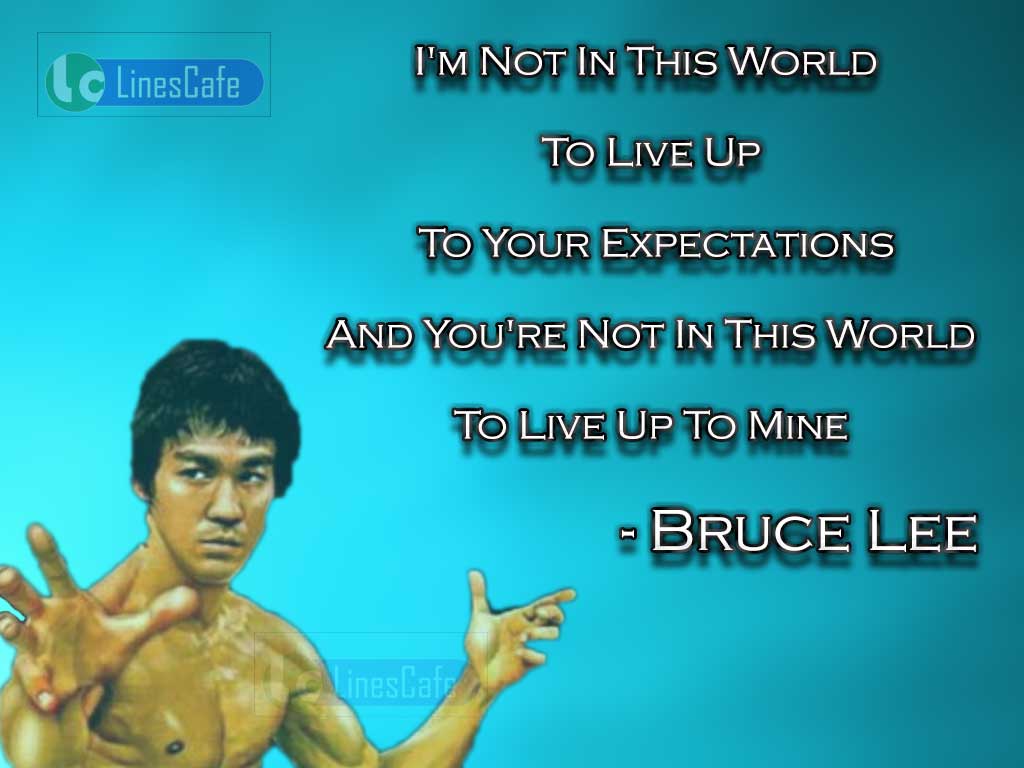 Bruce Lee's Quotes On Individual Personality