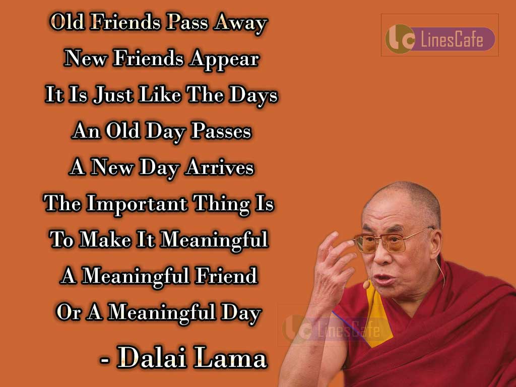 Dalai Lama's Quotes On Friendship