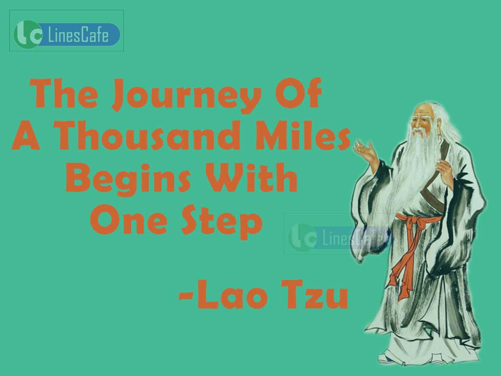 Lao Tzu's Quotes About Starting Point