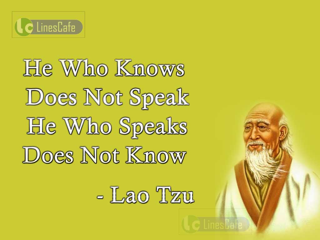 Lao Tzu's Quotes About Silence