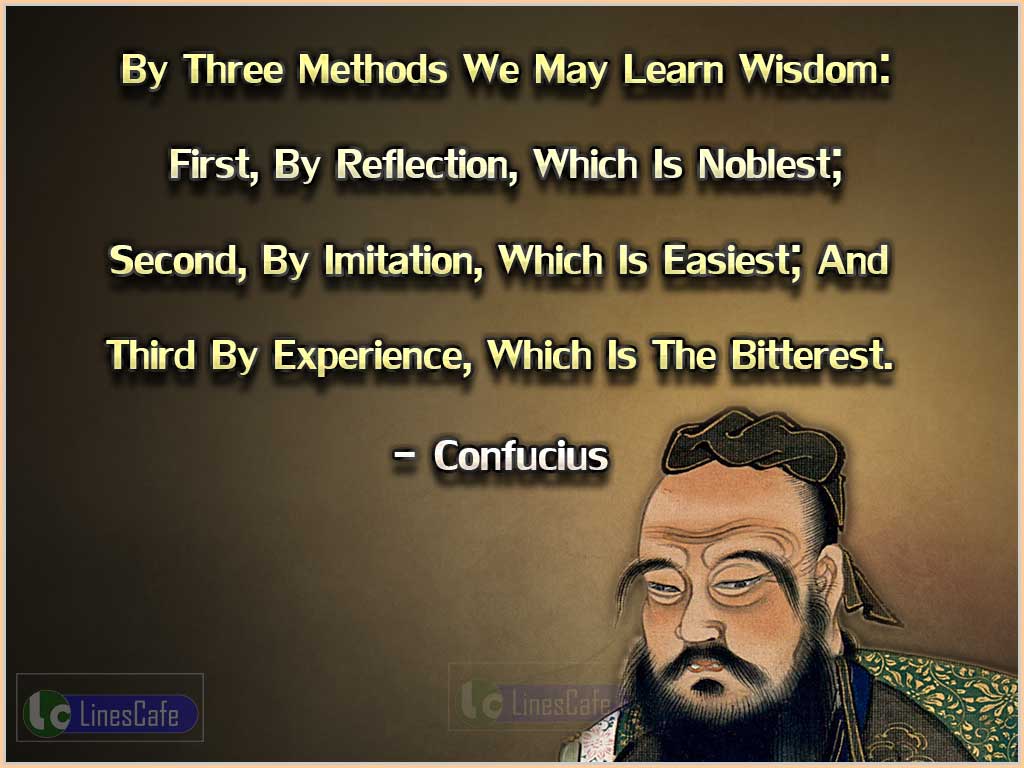 Confucius's Inspirational Quotes On Wisdom