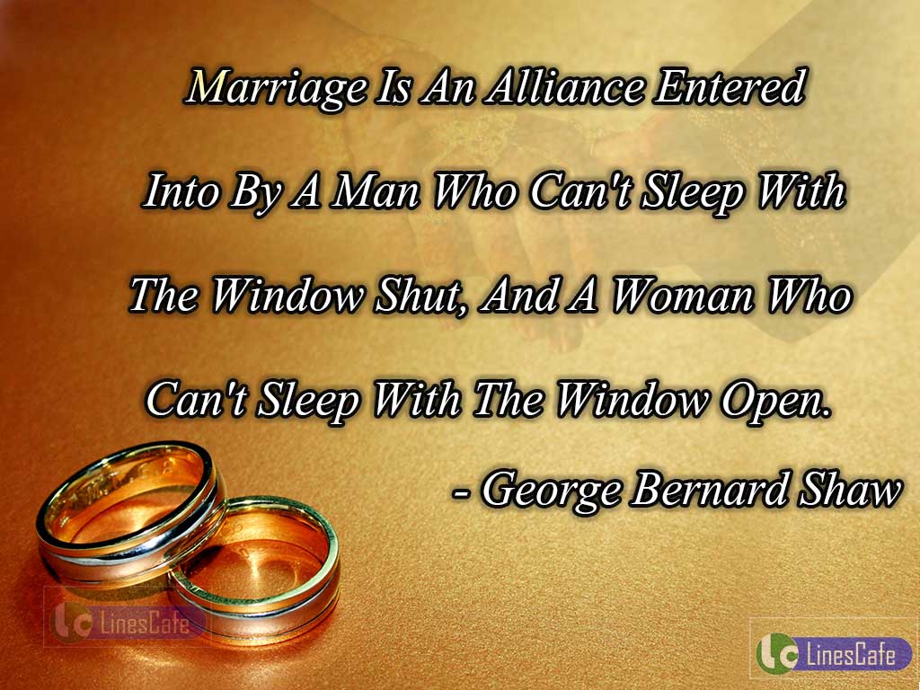 George Bernard Shaw's Quotes About Marriage