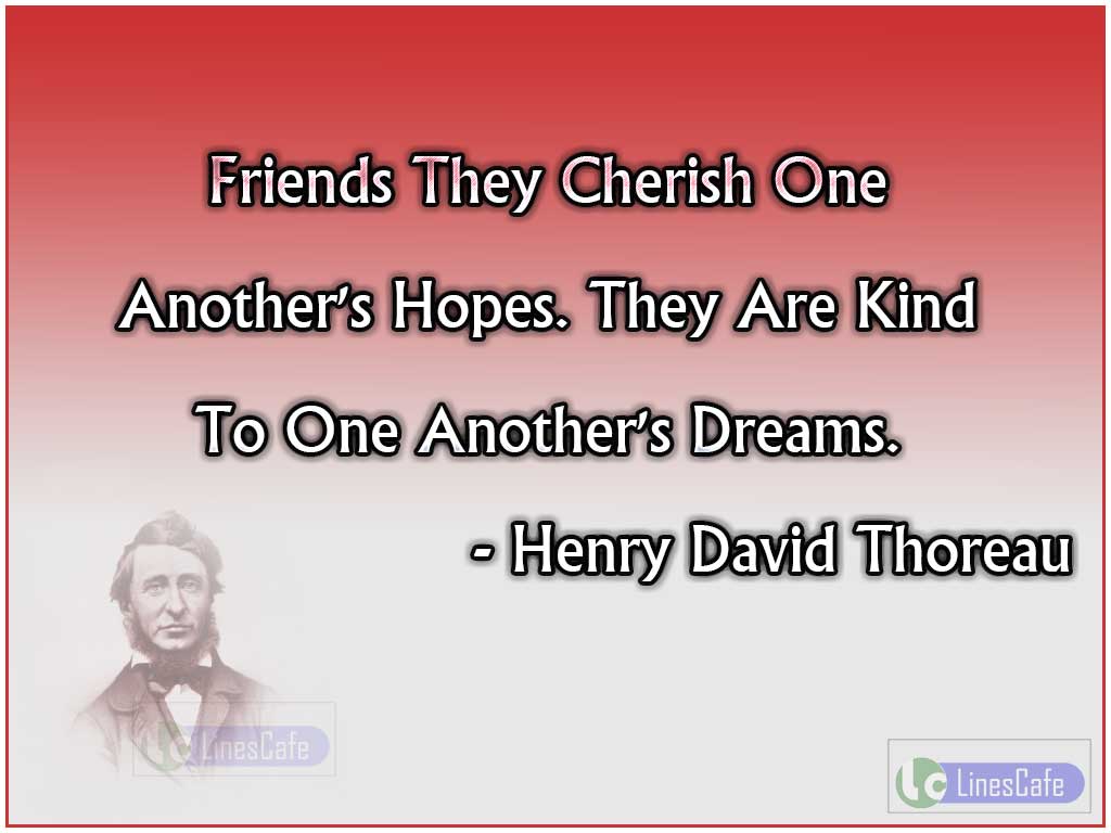 Henry David Thoreau Quotes About Friendship