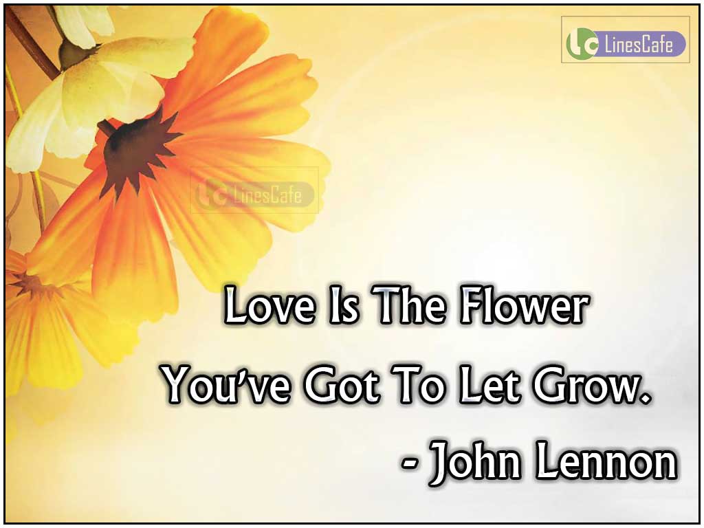 John Lennon's Quotes On Love