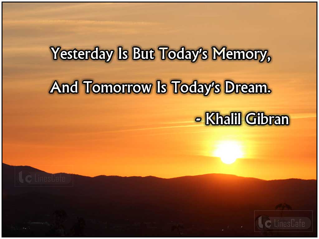 Khalil Gibran's Quotes About Time