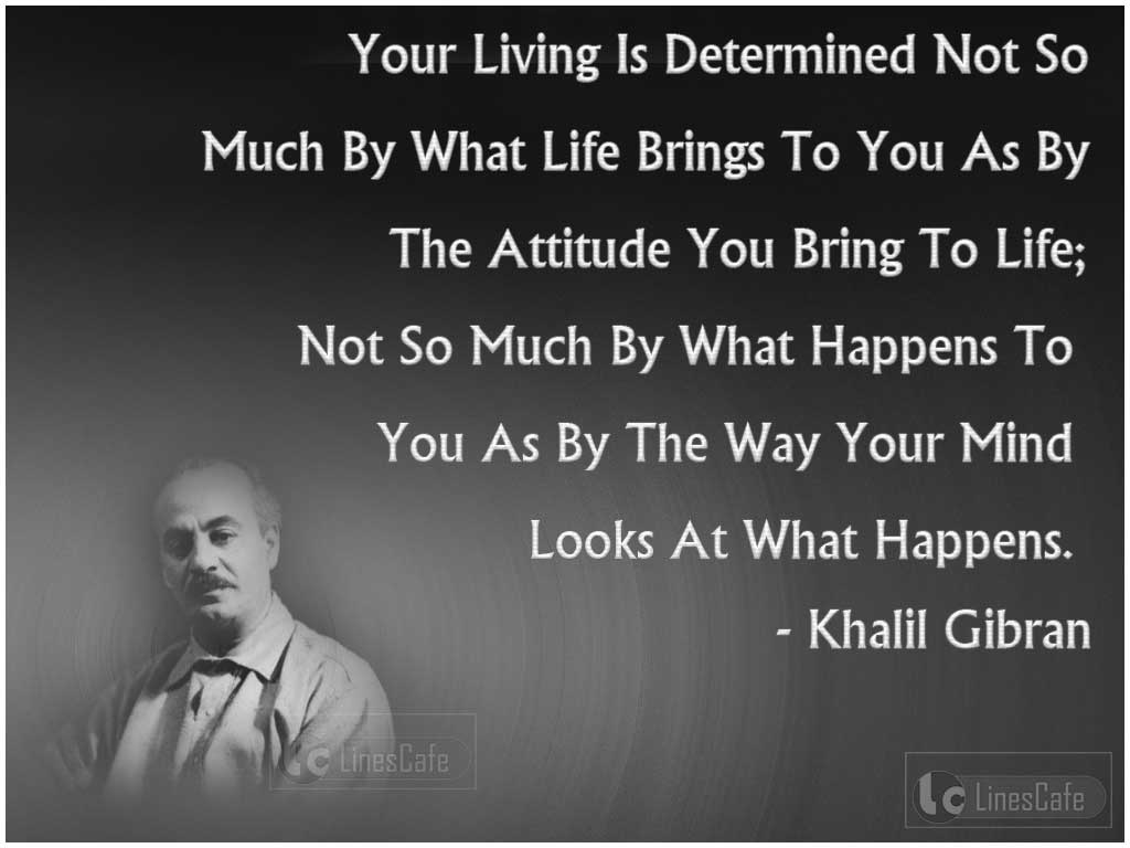 Khalil Gibran's Inspirational Life Quotes 