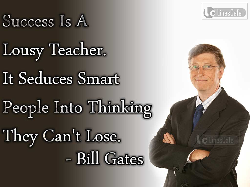 Bill Gates's Quotes on Success