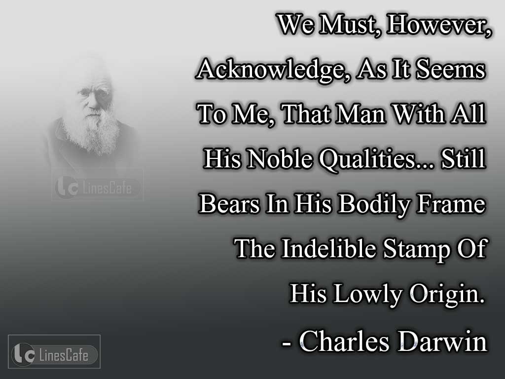 Life Quotes On Appearance By Charles Darwin