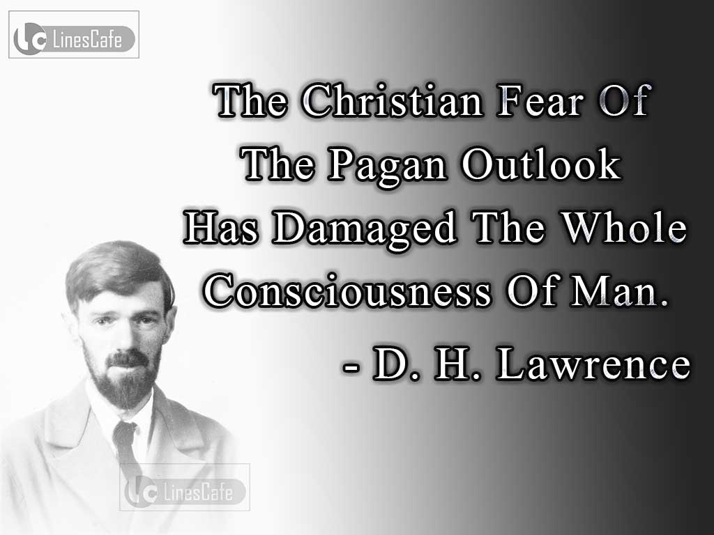 D. H. Lawrence's quotes on Christianity