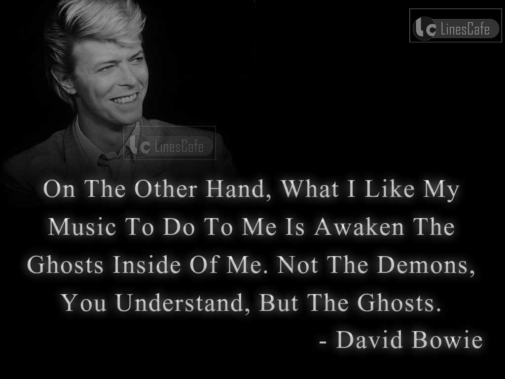 David Bowie's Funny Quotes About His Music