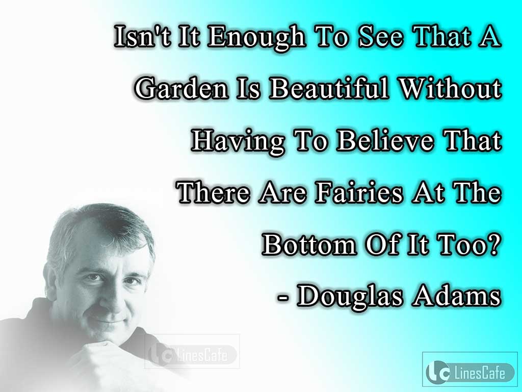 Douglas Adams's Quotes About Imagination