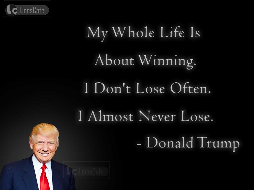 Donald Trump's Quotes About Winning