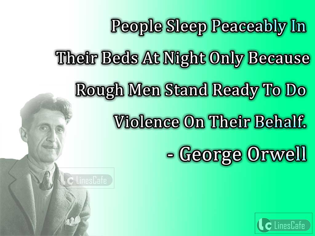 George Orwell's Quotes On Security