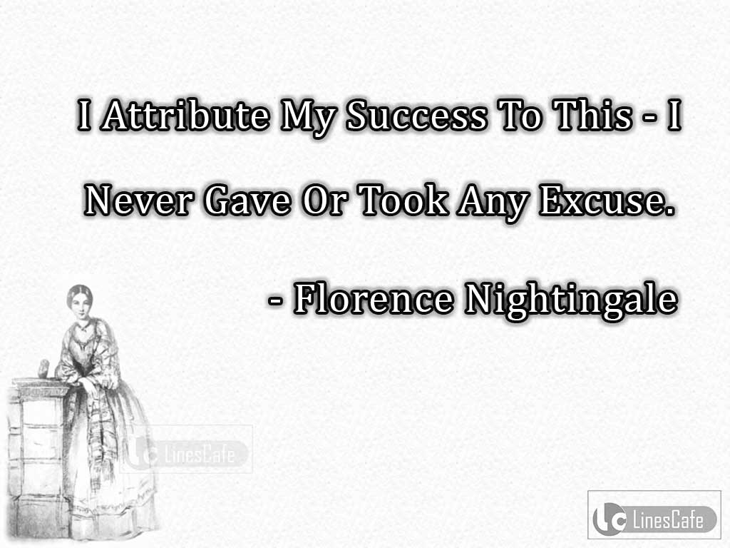 Florence Nightingale's Quotes On Success
