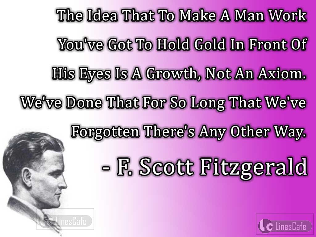F. Scott Fitzgerald's Quotes About Growth