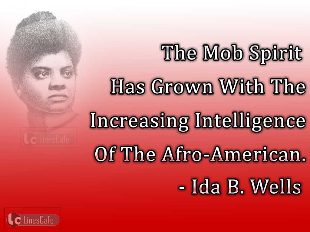 Ida B. Wells's Quotes About Afro American