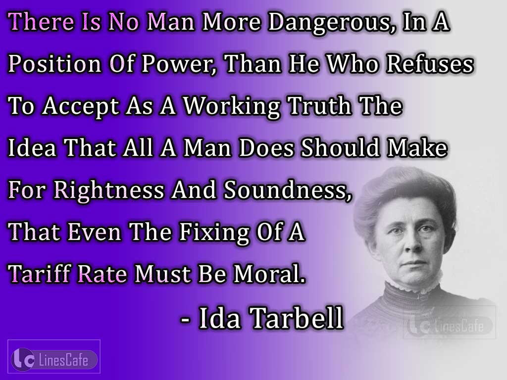 Ida Tarbell's Quotes About Leader