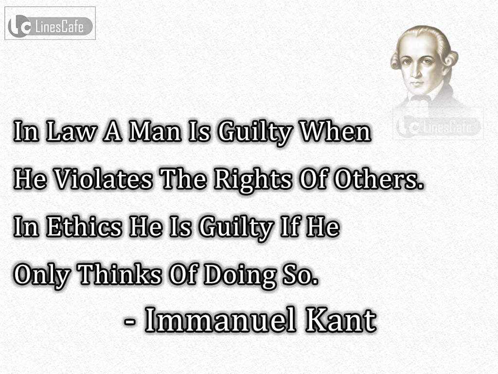 Immanuel Kant's Quotes On Violation